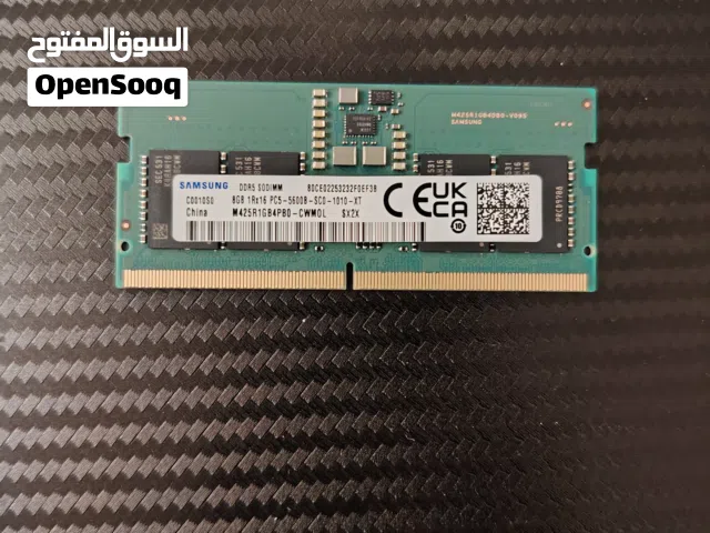 رامات لابتوب 8 قيقا DDR5 جديدة