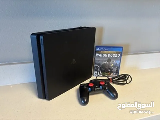 بلايستيشن 4 سليم مع لعبة للبيع