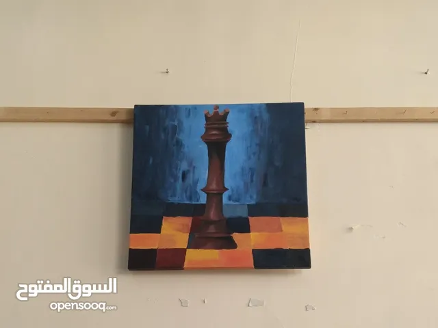 لوحة فنية رسم اكريلك