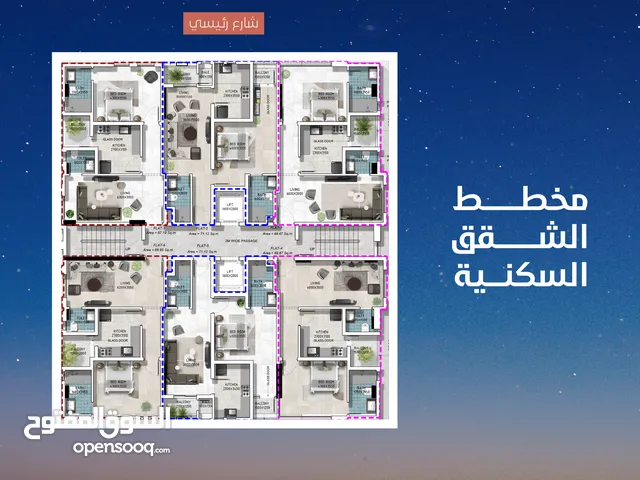 71 m2 1 Bedroom Apartments for Sale in Muscat Al Khoud
