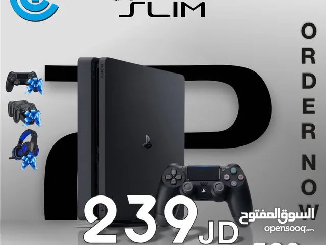 بلاستيشن 4 سلم PS4 Slim مع هدايا بافضل الاسعار