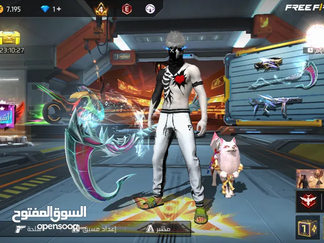 حساب فري فاير للبيع