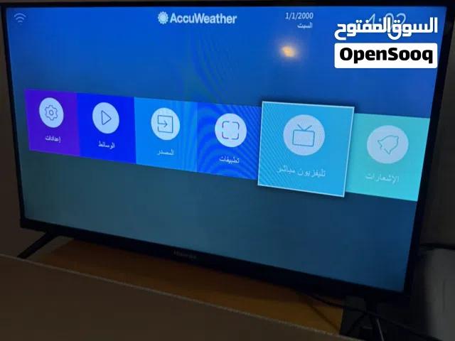 شاشه هايسنس سمارت 32 بوصه للبيع استعمال شهر واحد