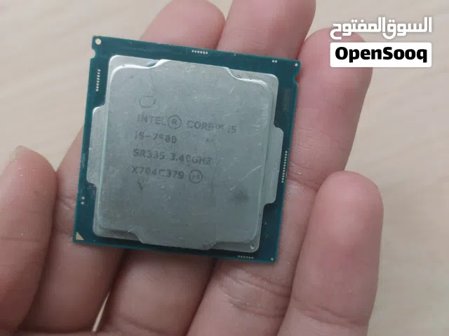 معالج إنتل i5 7500 معالج قوي و مع مبرد الأصلي و بسعر قليل المعالج بحالة ممتازة و ما بشكي من اشي