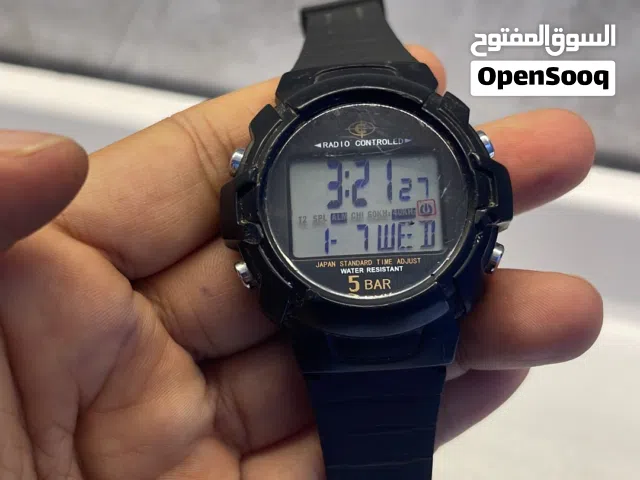 ساعه الاكترنيه ياباني عديده الوضائف راديو كنترول