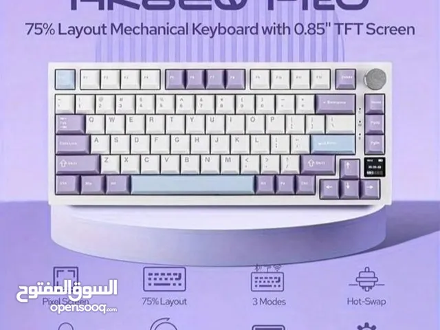 كيبورد ميكانيكي اجاز AK820 برو جاسكيت، بمنفذ USB (((السعر لا يشمل التوصييلل )))