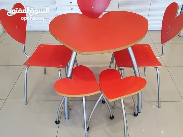 Adorable Heart-Shaped Kids Table Set
