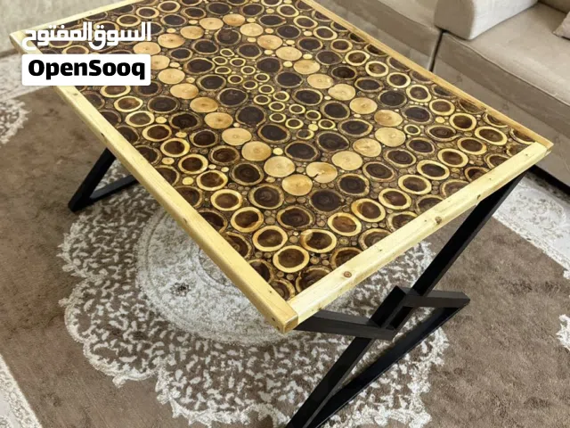 طاولة طعام فاخرة لـ 6 أشخاص من خشب السدر والمسكيت المحلي