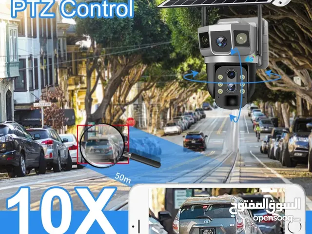 تحطيم أسعار من كاميرات المراقبه بالطاقه الشمسيه متوفر الواي فاي وكذلك بالشريحه