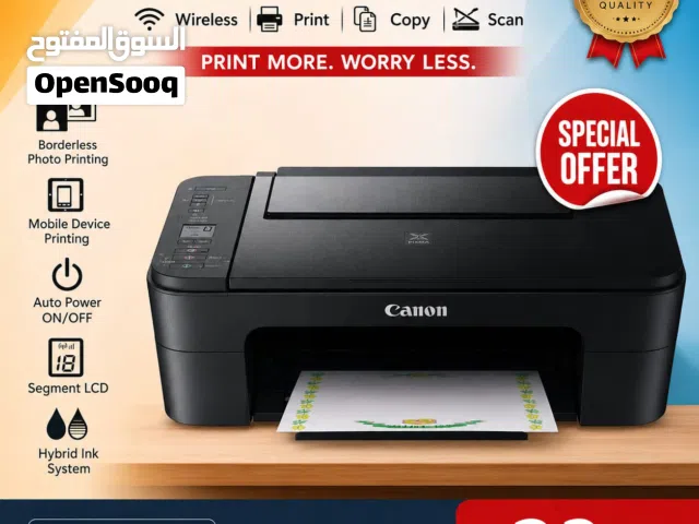 CANON PRINTER – All-in-One Printer Wi-Fi  Print  Scan  Copy) Call / WhatsApp