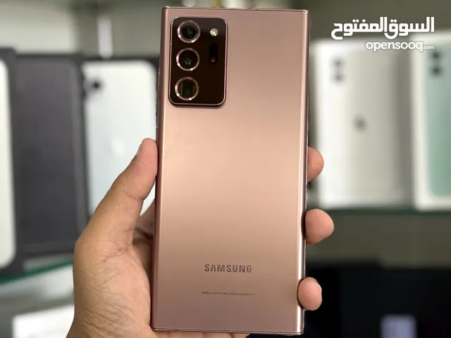 عرض خاص : Samsung note 20 ultra 256gb هاتف نظيف بدون شموخ مع ضمان و ملحقات و بأقل سعر من دكتور فون