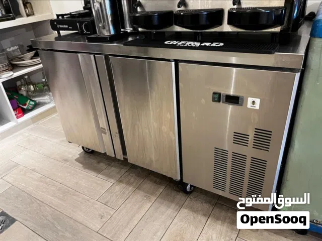 ثلاجة بطح بابين ستانلس