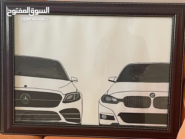 لوحات للبيع مع الاطار والزجاج بصوره مرتبه وشغل مميز