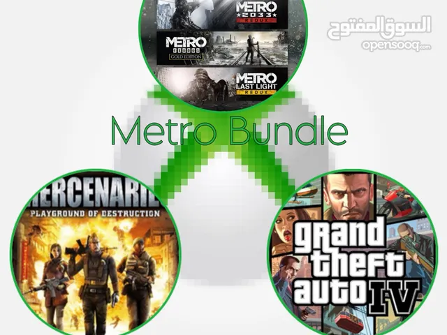 العاب حسابات اكسبوكس رسمية Xbox Series X/S ONE GTA IV Mercenaries Metro Bundle