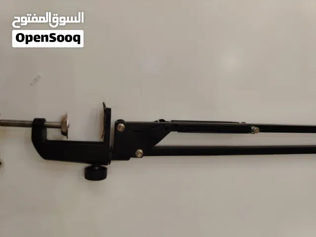 مايك fifine وستاند تصلح ل ست اب أسود وابيض