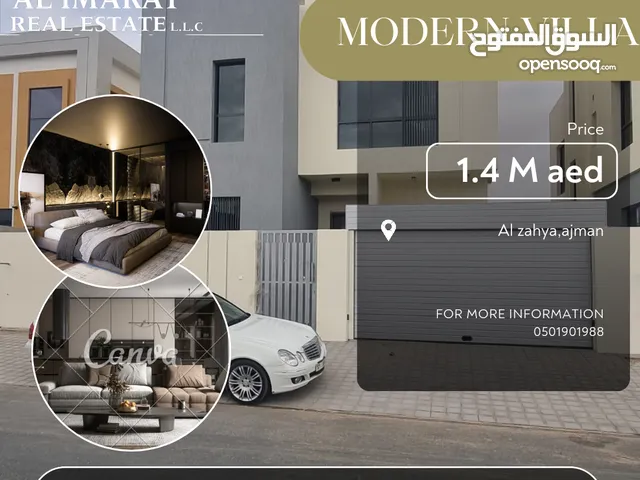 3014 ft 5 Bedrooms Villa for Sale in Ajman Al-Zahya