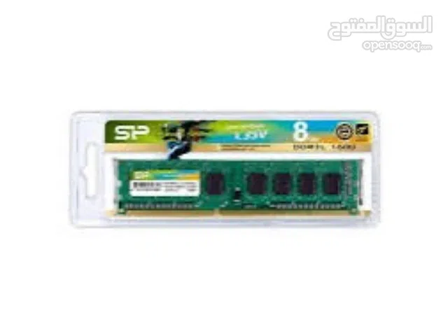 Ram DDR3L 8GB 1600MHz / 12800 للكمبيوتر المكتبي