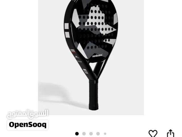 Padel racket with cover