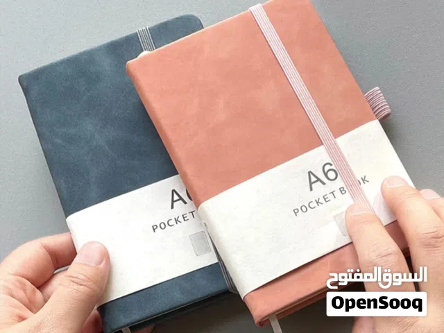 دفتر مقاس(A6)  A6 Leather Pocket Notebook