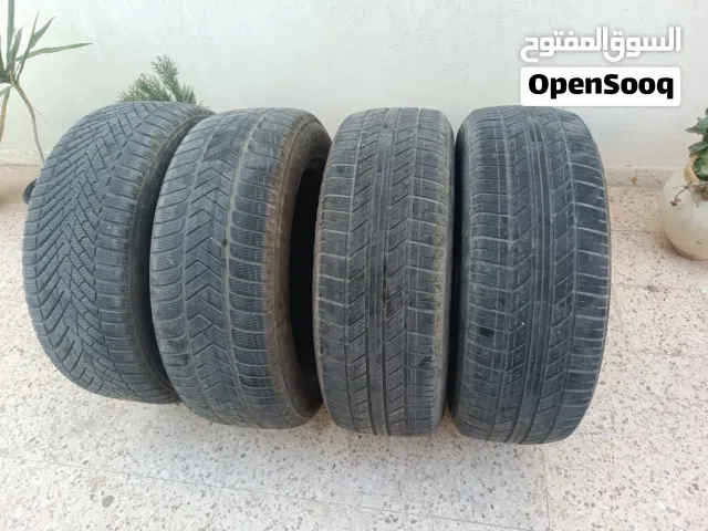 سارية اطارات نص عمر 2 ثلجيات و2 عاديات للبيع ب 500