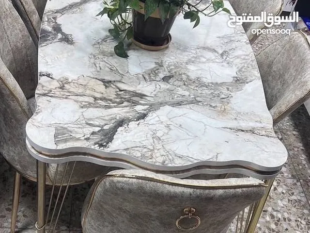 ميز طعام تركي. موديل الفراشة 6كراسي بسعر 230الف
