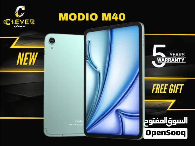 جديد مع بكج  تابلت موديو M40 بأفضل سعر//MODIO TAB M40  (512GB)(8RAM) NEW