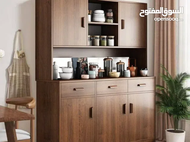 بوفيه ركن القهوة الخشبي الفاخر الحجم الكبير