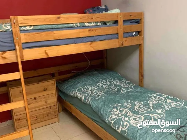 سرير خشب طابقين