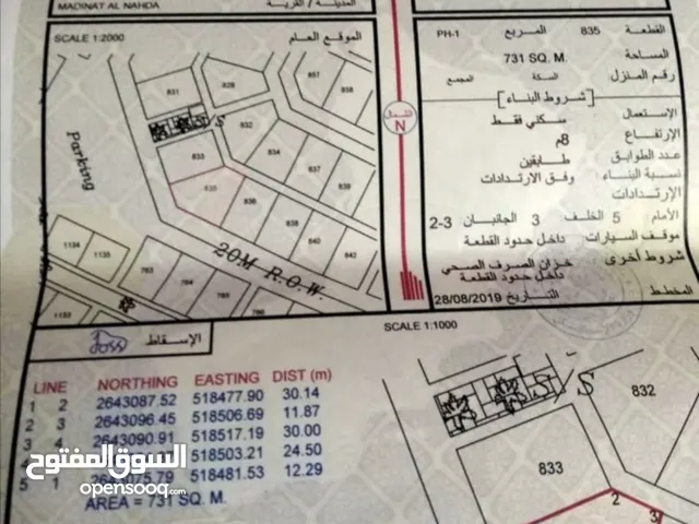 أرض سكنيه مدينة النهضة