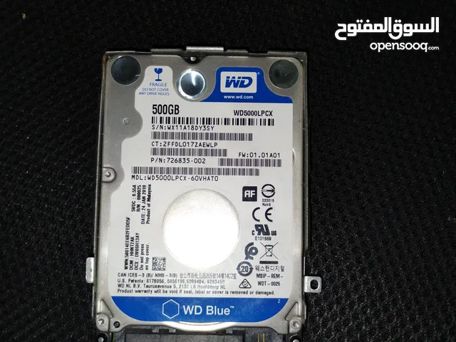 WD Blue laptop HDD 500GB 2.5"