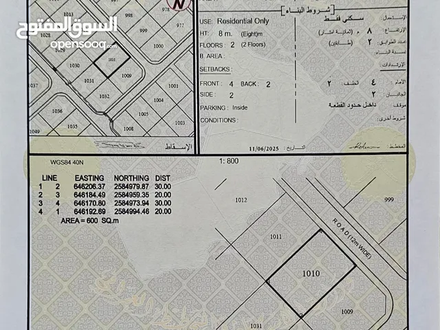 أرض سكنية في مدينة النهضة الامتداد الأول