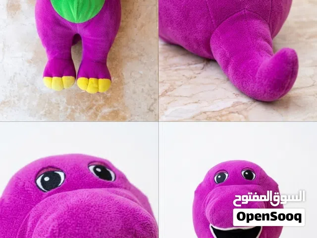 Large Barney the Dinosaur Plush Toy - Deep Cleaned & Like New