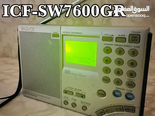 RECEIVER   لهواة الراديو راديو سوني رقمي  للبيع SONY ICF-SW7600GR