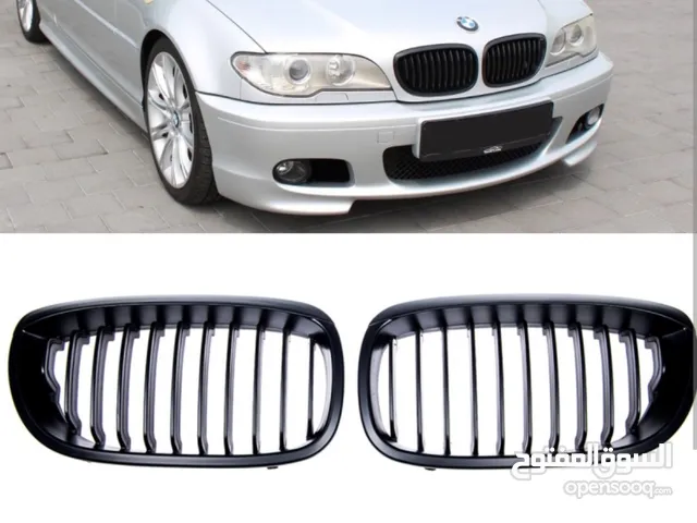 شبك BMW E46 بسة اسود, كوبيه فيس لفت، جديد