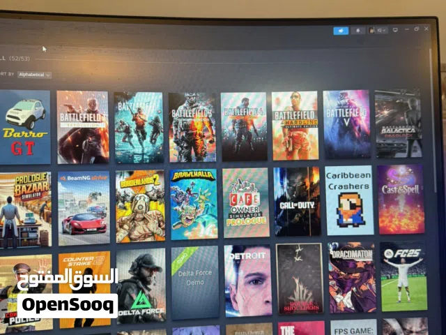 حساب ستيم بي 52لعبه مدفوعه (البيع يصير وجه لوجه افضل )