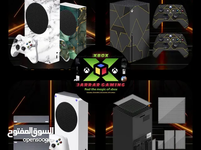 كڤر لاصق حمايه ومظهر بالاضافه الى فلتر غبار لاجهزه اكس بوكس Xbox series x/s
