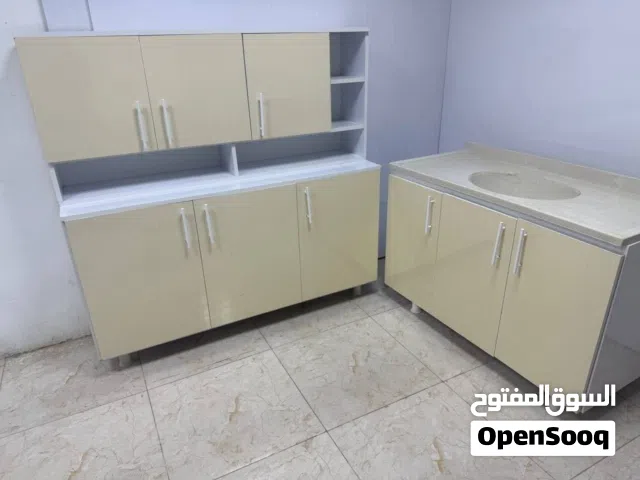 كاونترات خشب mdf مترونص مع سنك مترو20