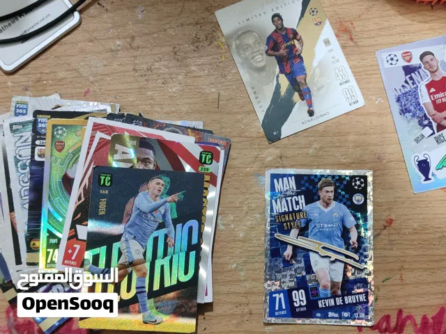Legendary Topps Football Card Collection – Signed Rice & De Bruyne + Icons (With Binder)