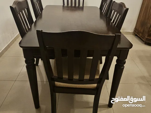 Dark Wooden Dining Table 6 seater good quality