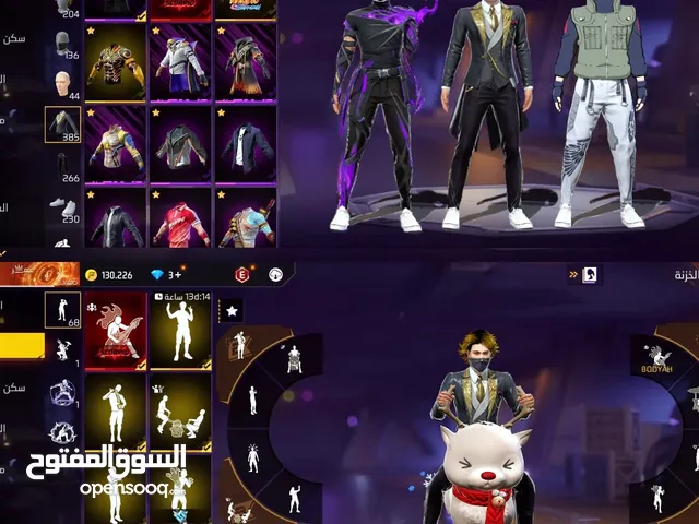 Free Fire Accounts and Characters for Sale in Irbid