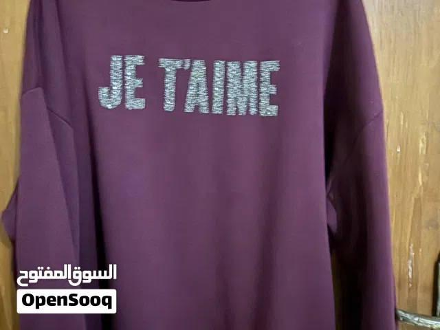 بلوفر عنابي للطلعات من سيتي ماكس