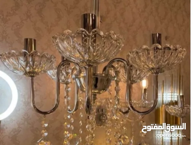 ثريا خماسي جديدة بالغلاف كريستال لون ذهبي