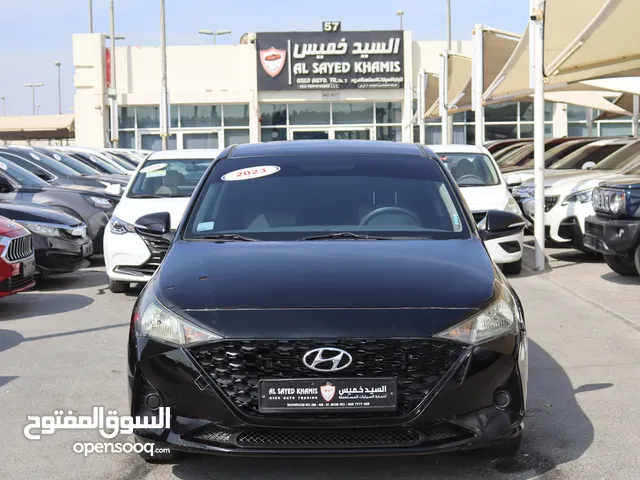 Hyundai Accent 2023- GCC - no accidents, 1.6L - low mileage-In excellent conditionخليجى بحاله ممتازه