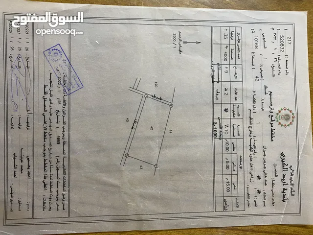 Farm Land for Sale in Irbid Shatna