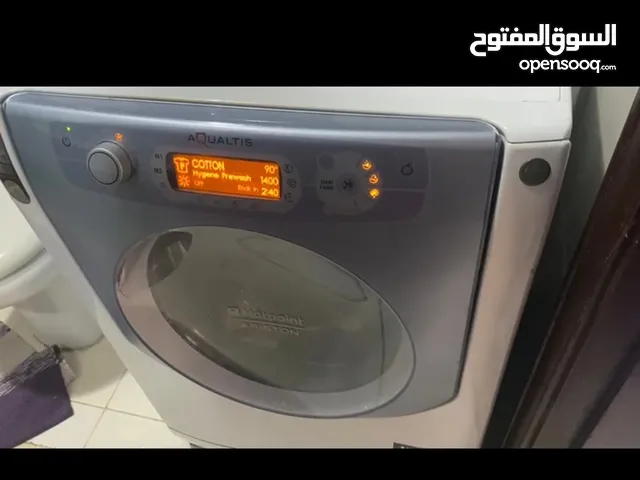 غسالة مع حماصة ارستون اكوالتس AQUALTIS مستعملة بحالة ممتاز 8 كيلو غسيل 6 كيلو تحميص مع تنشيف