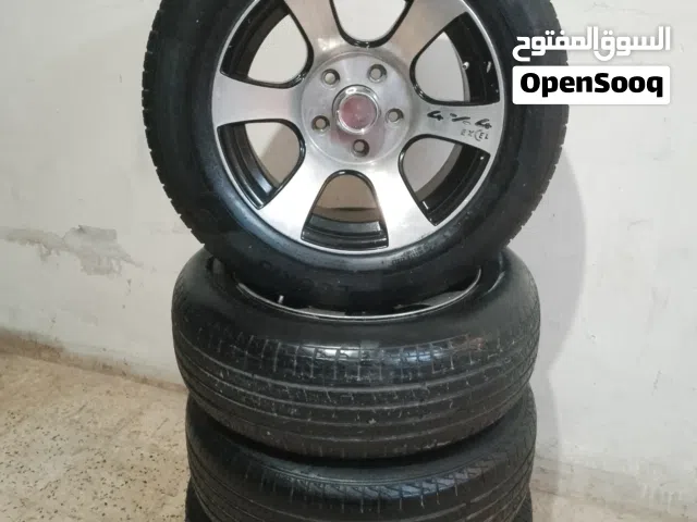 جنط اكسل 6 فراشات اصلي قياس 15 مع كوشوك نص عمر 150 دينار