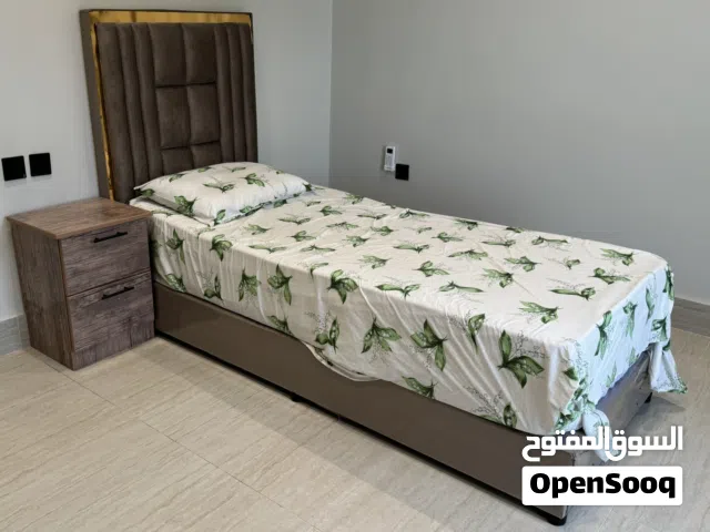 New Single Bed Set With Mattress And 2 Side Tables Plus 2 Door Wardrobe