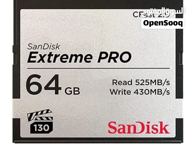 SanDisk Extreme PRO CFAST 2.0 64GB 525MB/s VPG130