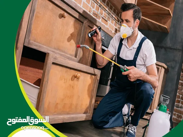 شركة مكافحة الحشرات بالضمان وتنظيف فلل وشقق والصراصير والبق رش صديق للبيئه