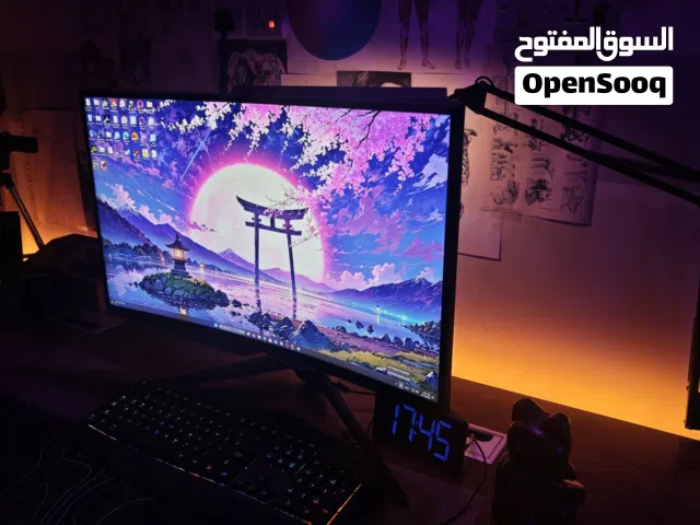 تجميعة حاسبة مع مونتر و جميع الاكسسوارات من ماوس و كيبورد و يو بي اس و غيرها